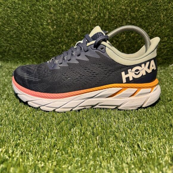 Size 7.5 - Hoka One One Clifton 7 Blue Haze W - Picture 1 of 8